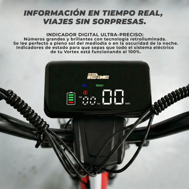 BICIMOTO ELÉCTRICA VORTEX 12ah SUSPENSION RODADO 14